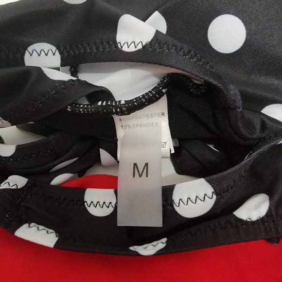 Tempt Me Women Two Pieces Vintage Swimsuit Retro Halter Ruched High Waist Bikini - Picture 10 of 14